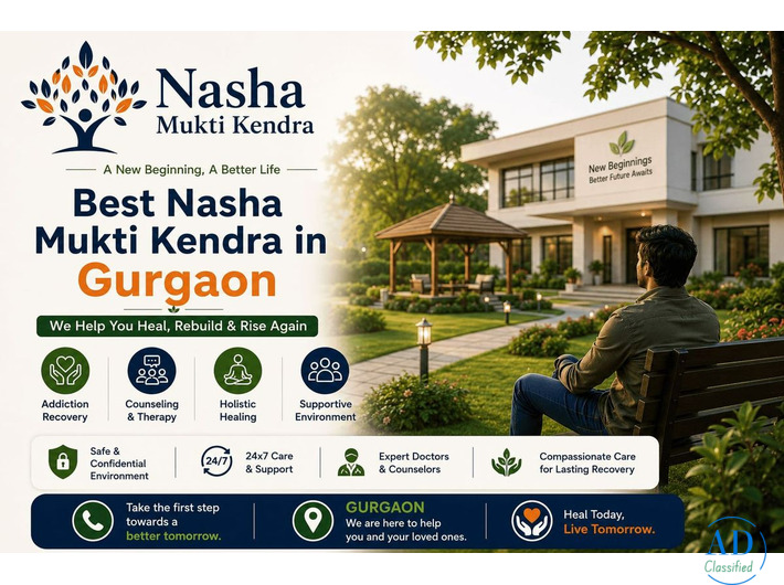 Best Nasha Mukti Kendra in Gurgaon – Trusted Rehab Care