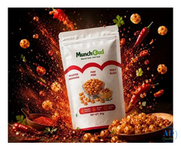 Roasted Peri Peri Makhana | Healthy Fox Nuts Snack - MunchGud