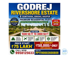 Godrej Rivershore Estate Plots: Build Your Dream Villa