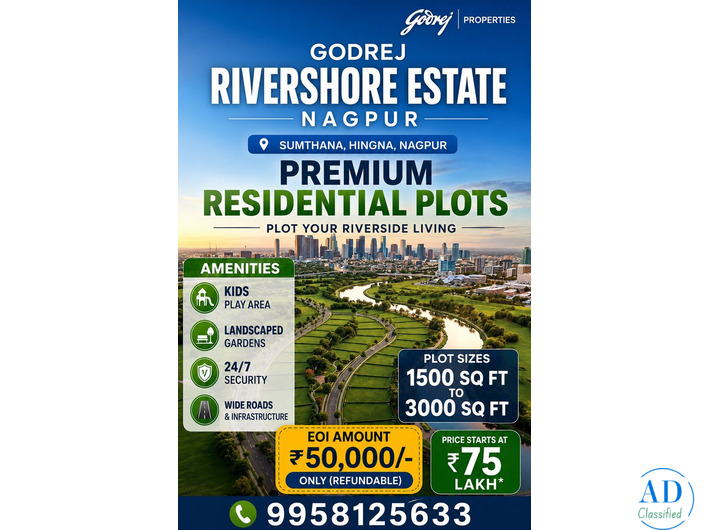 Godrej Rivershore Estate Plots: Build Your Dream Villa