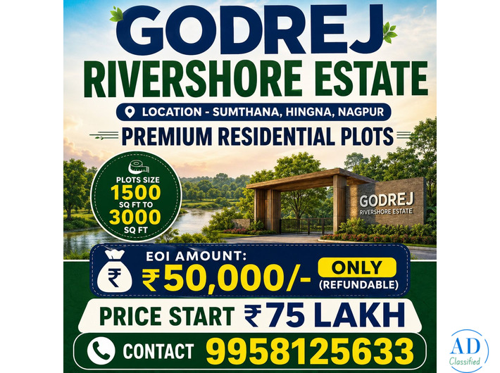 Godrej Rivershore Estate Plots: Build Your Dream Villa