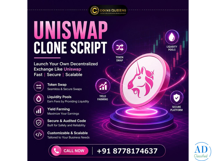 Build a Profitable DEX with Uniswap Clone Script