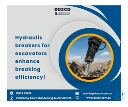 Heavy-Duty Hydraulic Breakers for Excavators Built to Perform