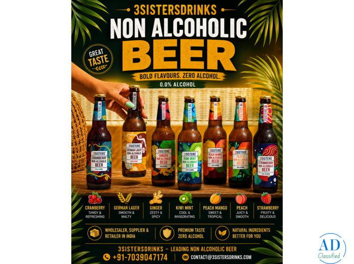 3Sisters Drinks – Best Non Alcoholic Beer in India for Every Occasion