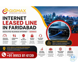 Internet Leased Line in Faridabad | Dedicated Business Internet – GIGMAX