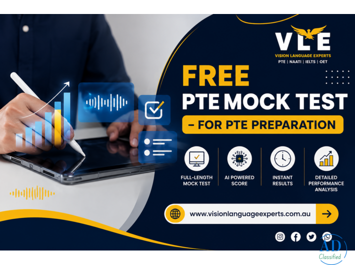 Free PTE Mock Test for Fast Score Improvement