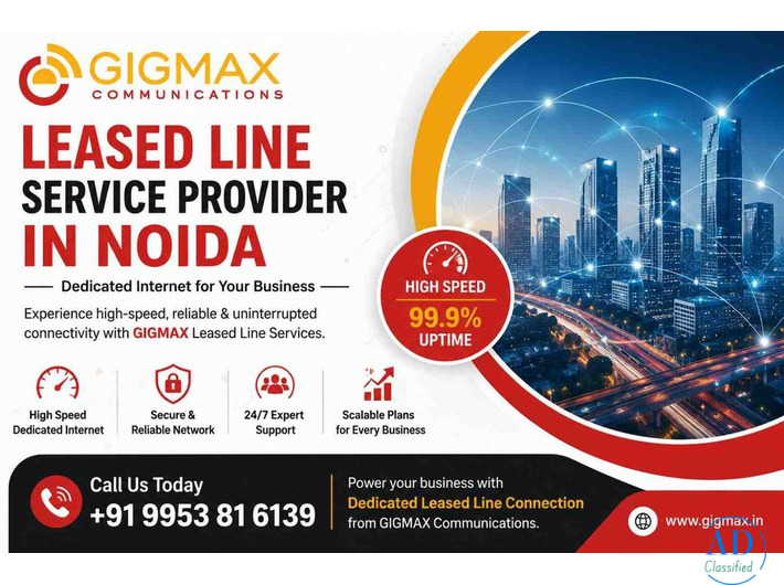 Leased Line Service Provider in Noida | Dedicated Internet – GIGMAX