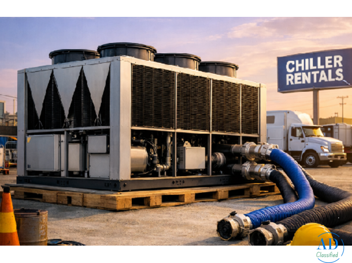24/7 Temporary Chiller Rental Solutions in UAE