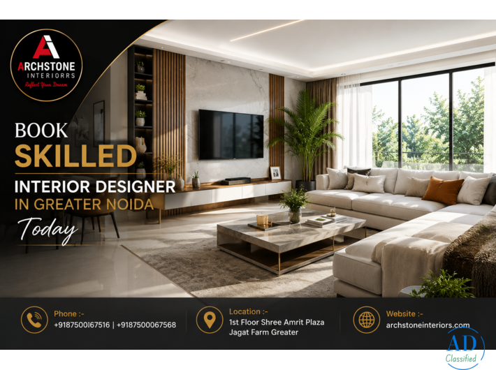 Book Skilled Interior Designer in Greater Noida Today