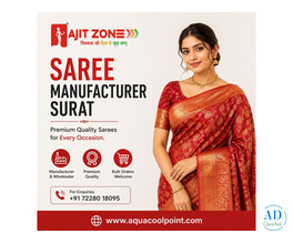 Saree Manufacturer in Surat | Premium Wholesale Sarees by Ajit Zone
