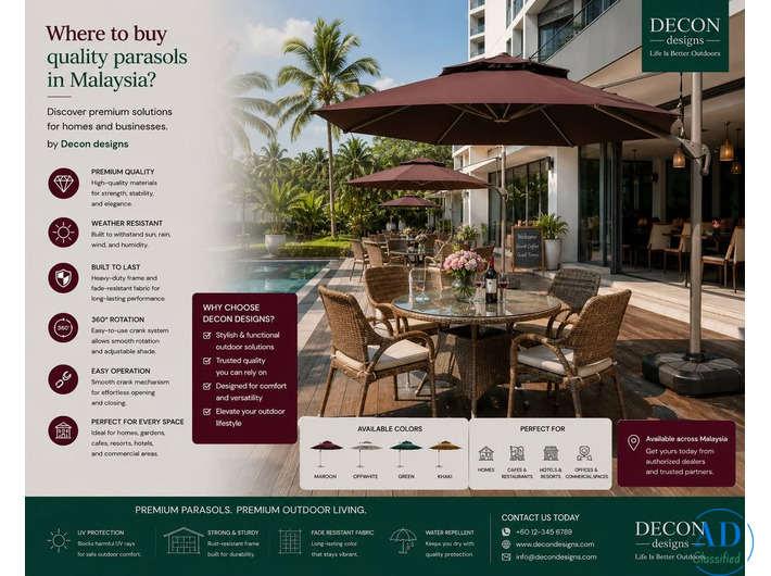 Outdoor Garden Parasol