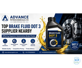 Top Brake Fluid DOT 3 Supplier Nearby Offering Superior Automotive Brake Fluids