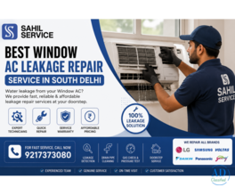 Best Window AC Leakage Repair Service in South Delhi | Window AC Water Leakage Repair