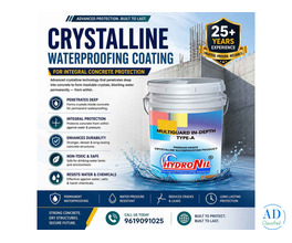 Crystalline Waterproofing Coating for Deep Concrete Penetration