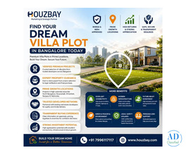 Buy Premium Villa Plots in Bangalore | Houzbay