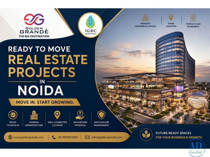 Ready to move real estate projects in Noida | Golden Grande