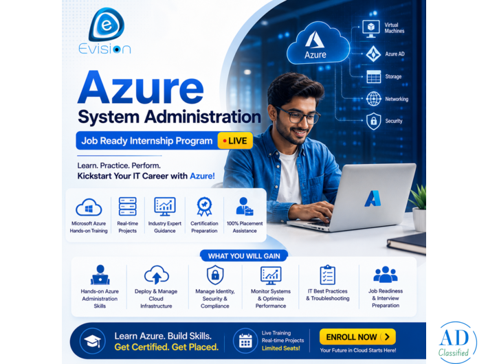 Azure System Administration -Job Ready Internship Program (Live)