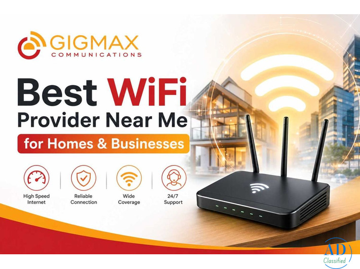 Best WiFi Provider Near Me for Homes & Businesses | GIGMAX
