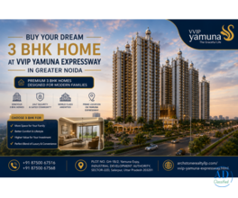 Buy Your Dream 3 BHK Home at VVIP Yamuna Expressway in Greater Noida