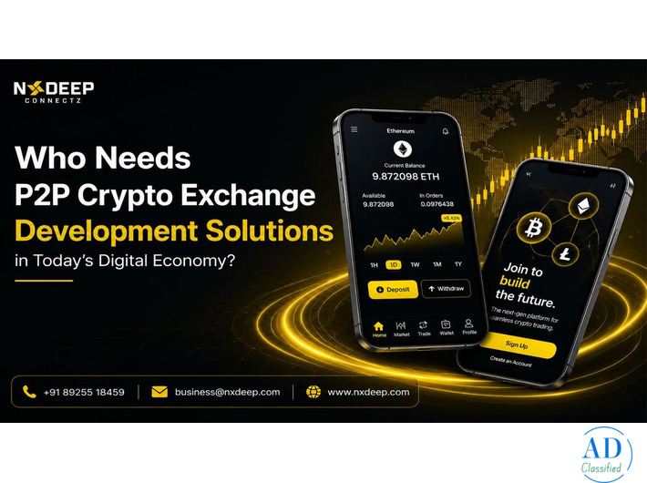 NxDeep Connectz - Custom P2P Crypto Exchange Development Company