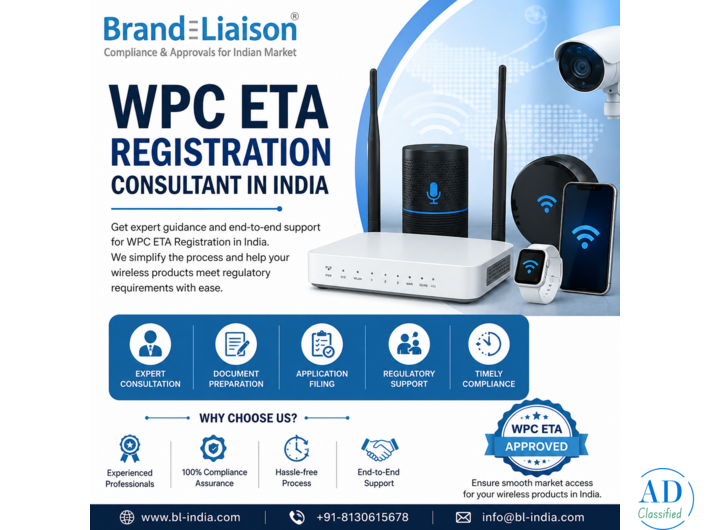 If You Are Looking for a WPC ETA Registration Consultant in India, Contact