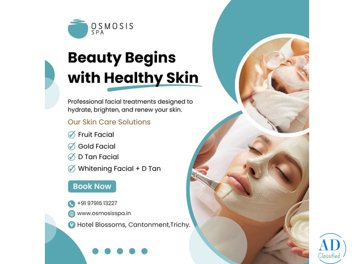Best Spa in Trichy for Deep Cleansing Facial