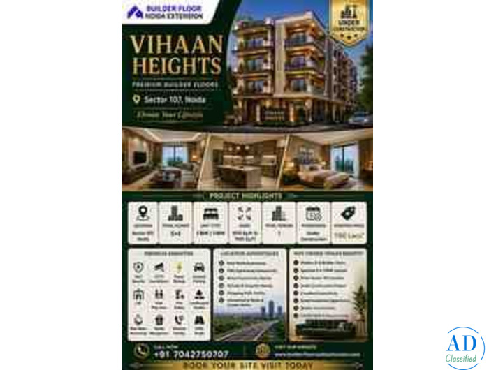 Buy a G+6 low-rise apartment in a prime Noida location