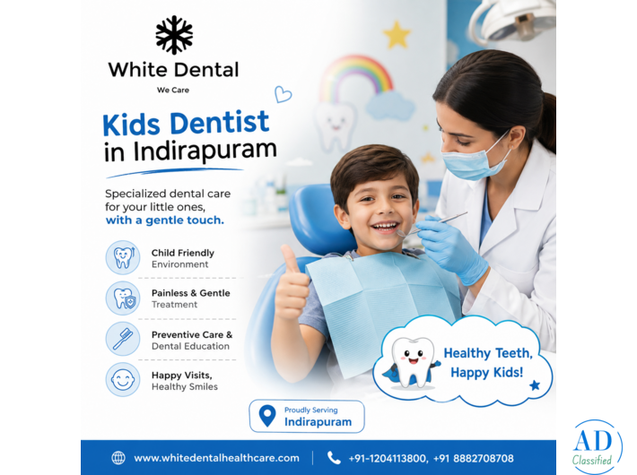Kids Dentist in Indirapuram for Gentle Pediatric Dental Care