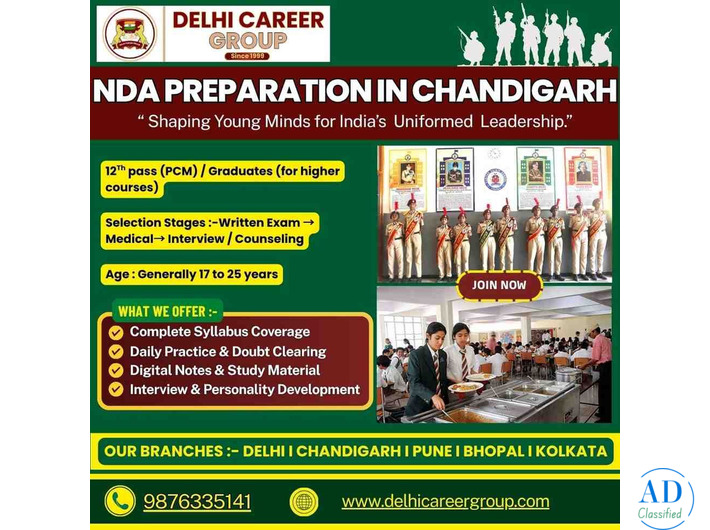 Start Your NDA Preparation in Chandigarh with Expert Coaching