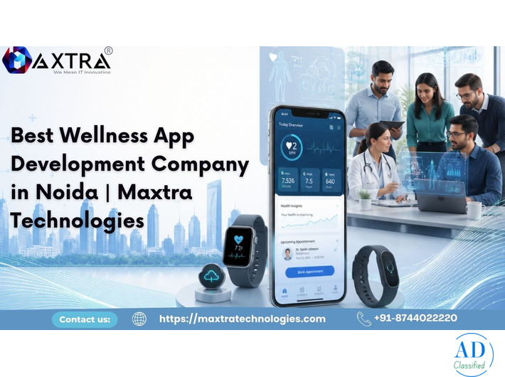Best Wellness App Development Company in Noida | Maxtra Technologies