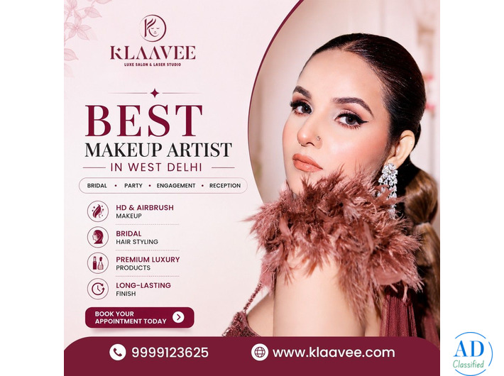 Best Makeup Artist in West Delhi for Special Looks