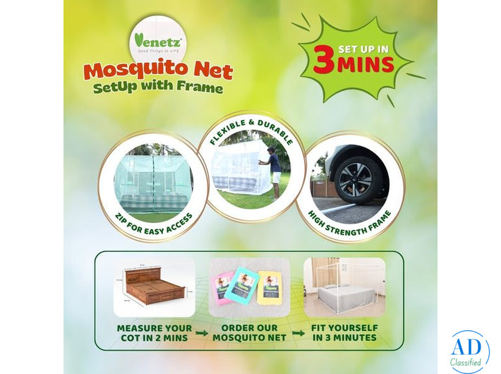 Shop Premium King Size Mosquito Net