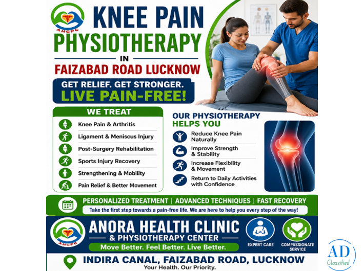 Why Choose Knee Pain Physiotherapy in Faizabad Road Lucknow for Faster Recovery?