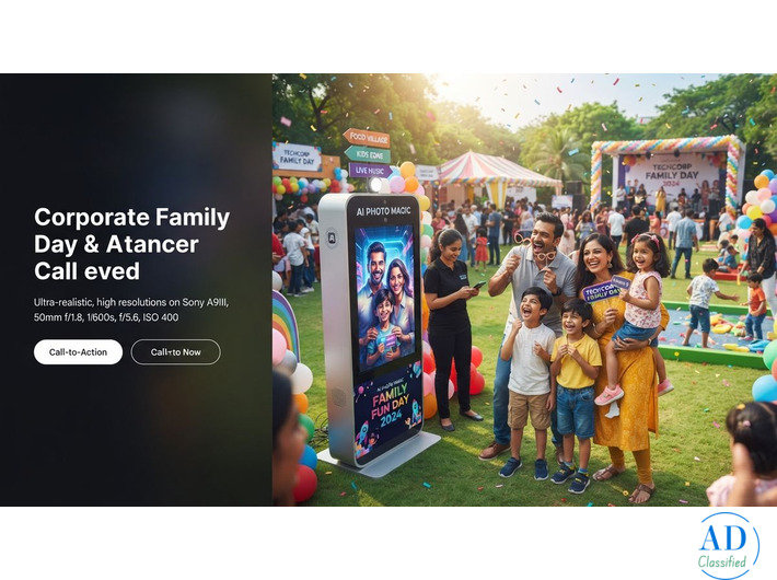 AI Photo Booth for Corporate Family Day Celebrations & Fun