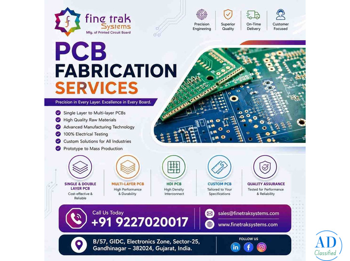 High Precision PCB Fabrication Services for All Industries