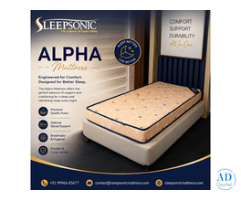 Shop Comfortable Alpha Mattress Today by Sleepsonic