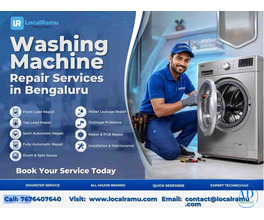 Get Your Washing Machine Fixed Today LocalRamu Bangalore's Trusted Repair Experts