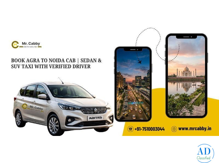 Agra to Noida Taxi Service – One Way Cab Booking
