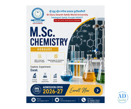 msc honours chemistry in punjab - sggswu fatehgarh sahib