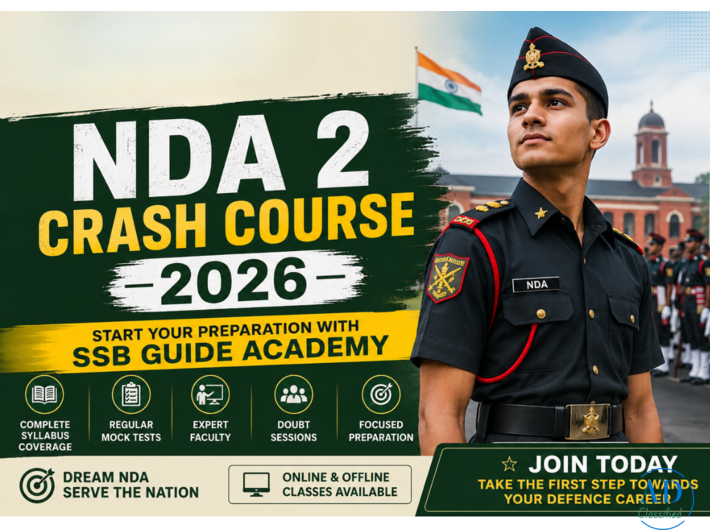 NDA 2 Crash Course   – Start Your Preparation with SSB Guide Academy