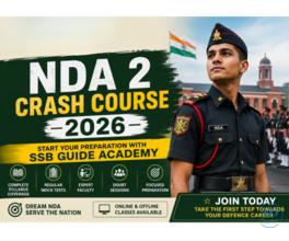 NDA 2 Crash Course   – Start Your Preparation with SSB Guide Academy