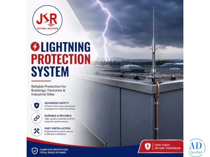 Lightning Protection System in Ahmedabad | JSR Earthing