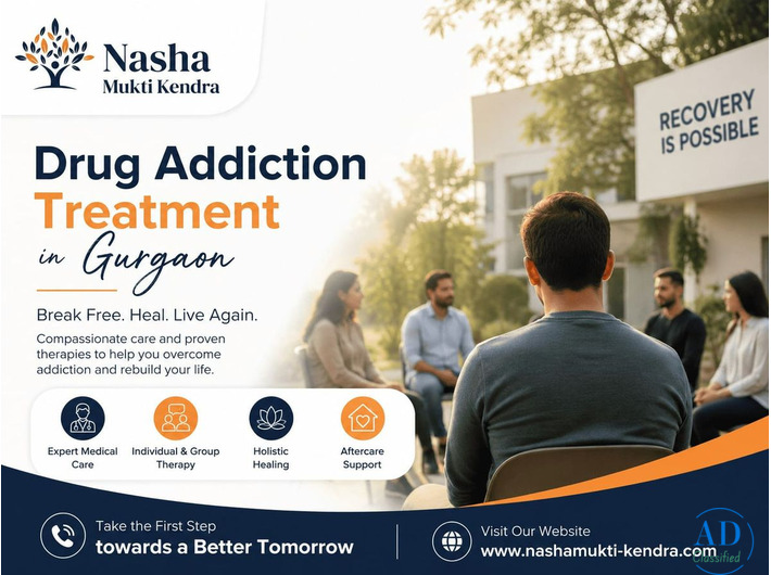 Drug Addiction Treatment in Gurgaon: Start Your Recovery Today
