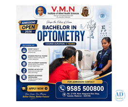 Step Into the World of Eye Care with Optometry in Tamil Nadu | VMN Institute
