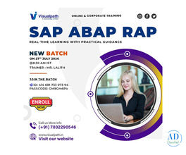 SAP ABAP RAP New Online Batch Starts July 27th,