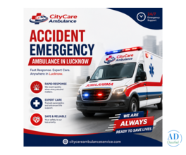 Accident Emergency Ambulance in Lucknow