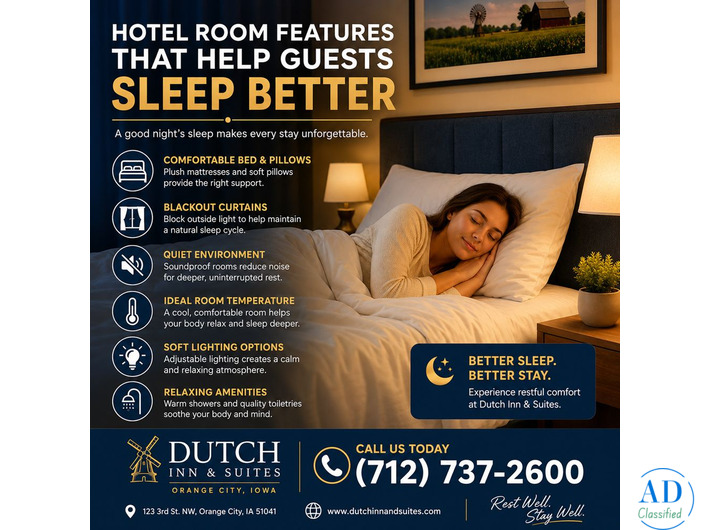 Hotel Room Features That Help Guests Sleep Better