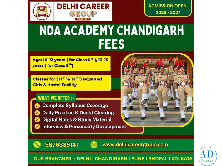 Chandigarh's Leading NDA Academy with Affordable Fees