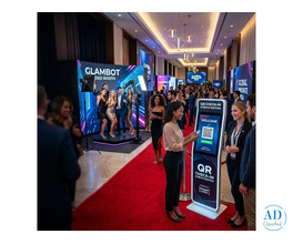 Engage Your Guests with Interactive QR Check-In & Glambot Experience!