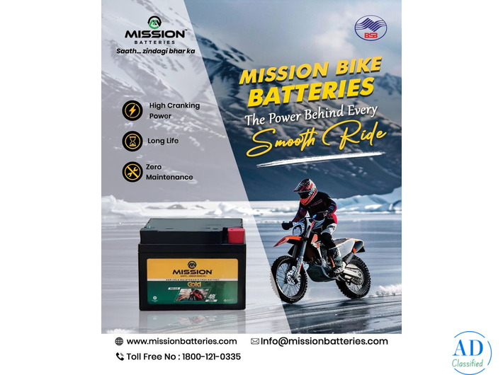 Mission Batteries – Trusted Bike Battery Manufacturer In India